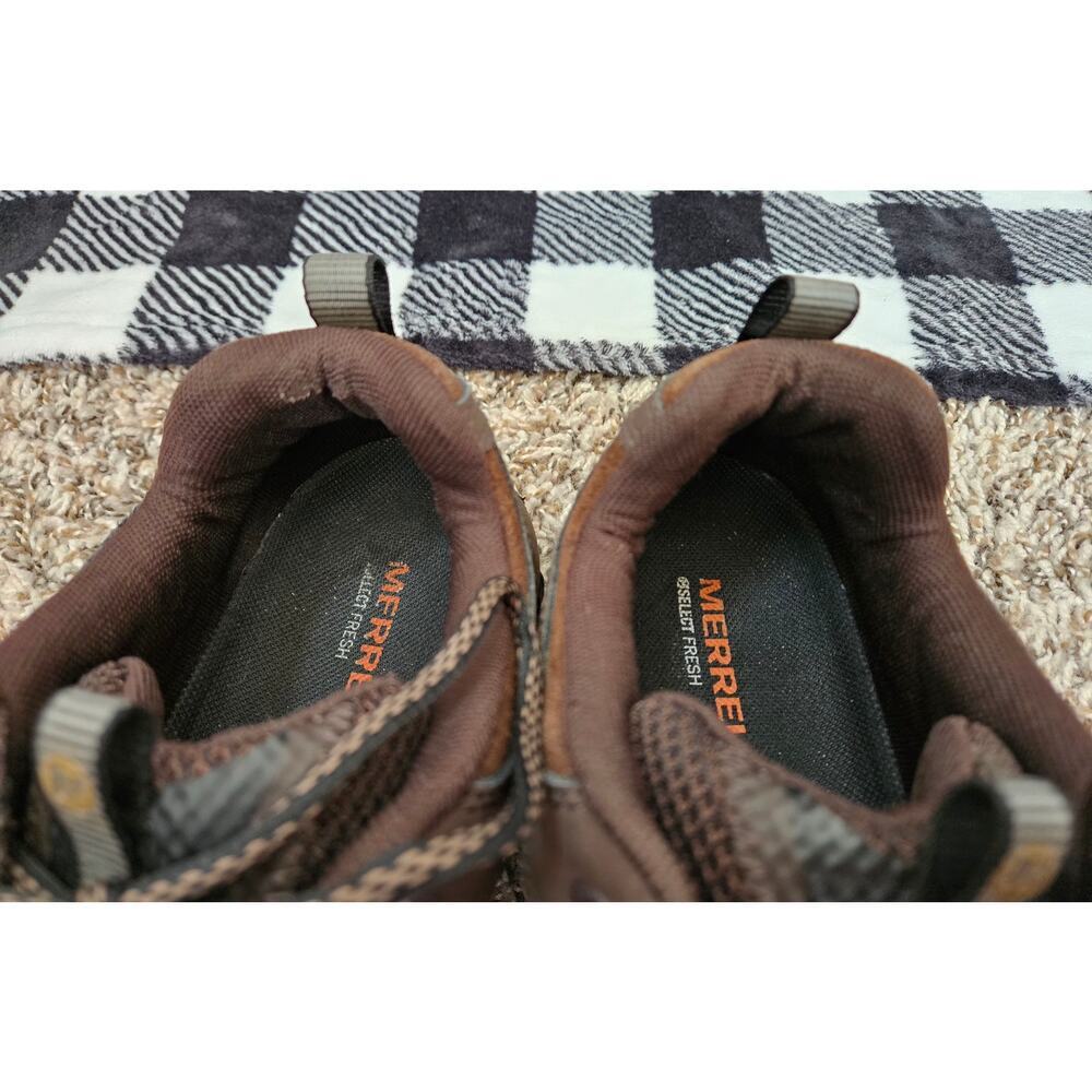 Merrell Moab Men's Size 11 Brown Hiking Shoes Vibram Trail Outdoor Sneakers - Picture 8 of 12